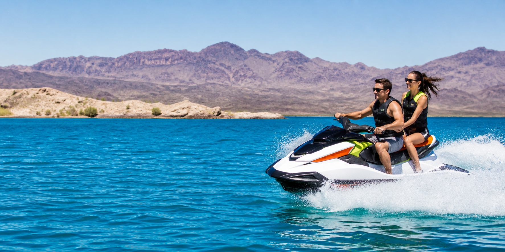 A personal watercraft on Lake Havasu